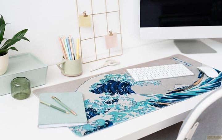 Image du produit Grupo Erik HOKUSAI - La Grande Vague - Tapis de bureau XL (XL)