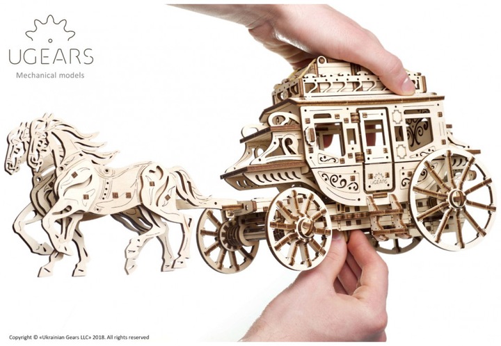 Immagine prodotto Ugears Carrozza trainata da cavalli