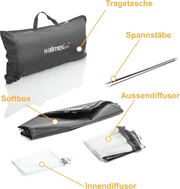 Produktbild Walimex Softbox 50x70cm Niova 800 Round (Softbox)