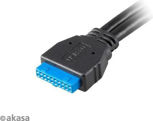 Produktbild Akasa USB 3.1 Gen2 und Quick Charge Panel 5,25 Zoll