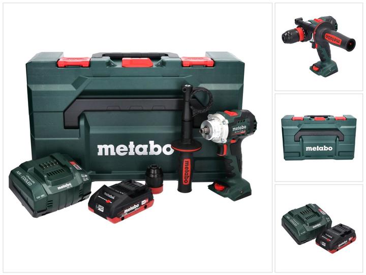 Produktbild Metabo BS 18 LTX BL Q I Akku Bohrschrauber 18 V 130 Nm Brushless + 1x Akku 4,0 Ah + Ladegerät + meta (Akkubetrieb)