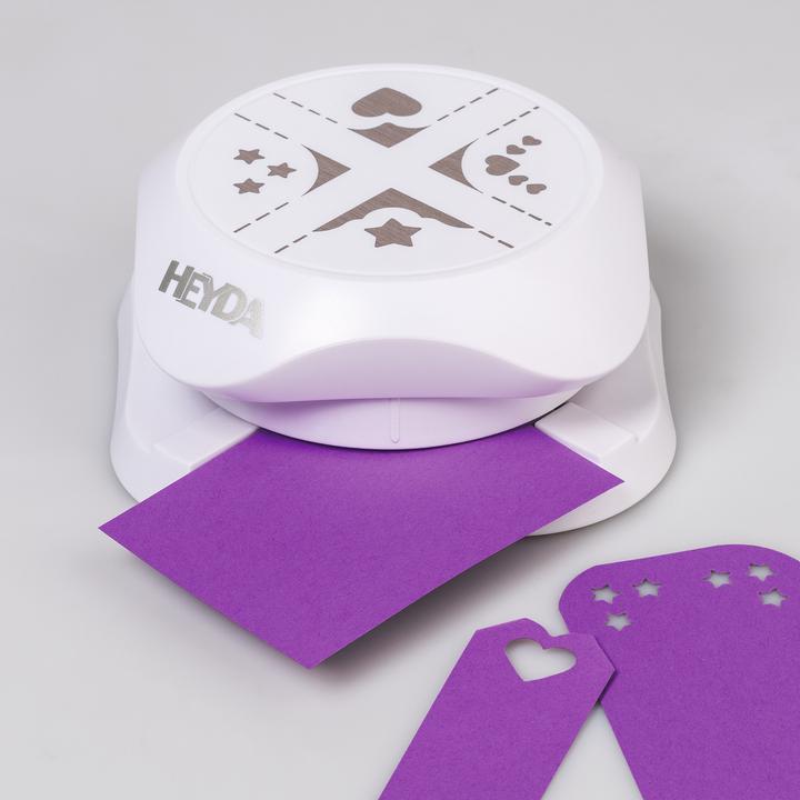 Actual product image Heyda Flexi motif punch "4-corner