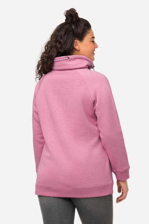 Produktbild Ulla Popken Sweatshirt, weiter Stehkragen, Taschen, Raglan-Langarm (54)