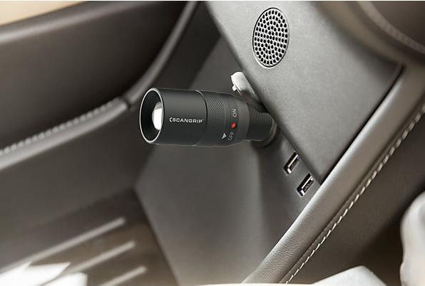 Actual product image Kiesel FLASH 12 - 24 V rechargeable LED flashlight, 130 lm, 6000 K. (10.50 cm, 130 lm)