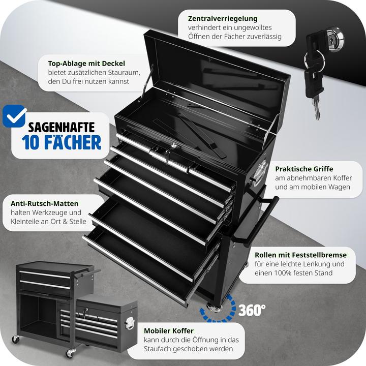 Actual product image tectake Tool trolley (1 x)