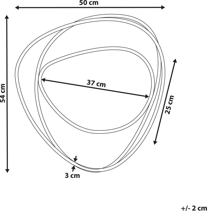 Immagine prodotto Beliani Courcy (50 x 54 cm)