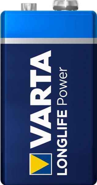 Varta LONGLIFE Power (2 Stk., 9V Block, 580 mAh)