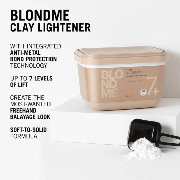 Actual product image Schwarzkopf Professional BLONDME Bond Enforcing ( Premium Clay Light ener) 350 g (Blond)