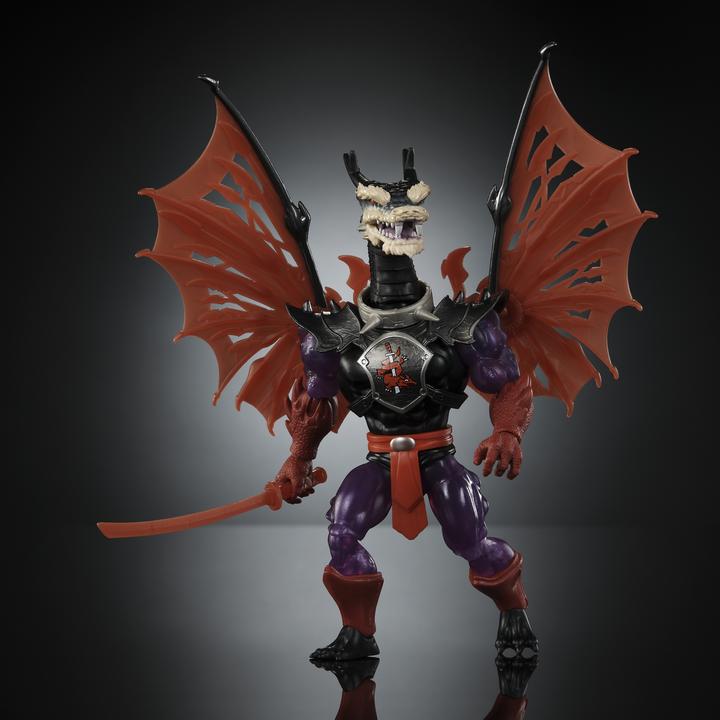 Actual product image Mattel MOTU x TMNT: Turtles of Grayskull action figure Mutated Ninjor 14 cm