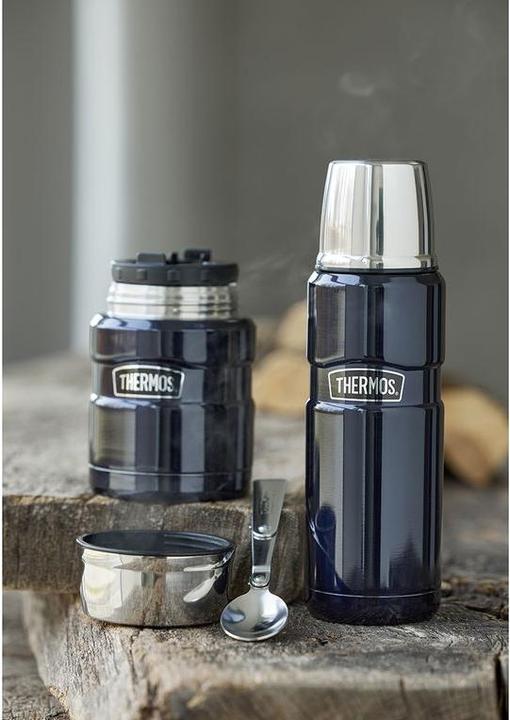 Actual product image Thermos - Stainless King Food Flask 470 ml – Dark Blue (0.47 l)