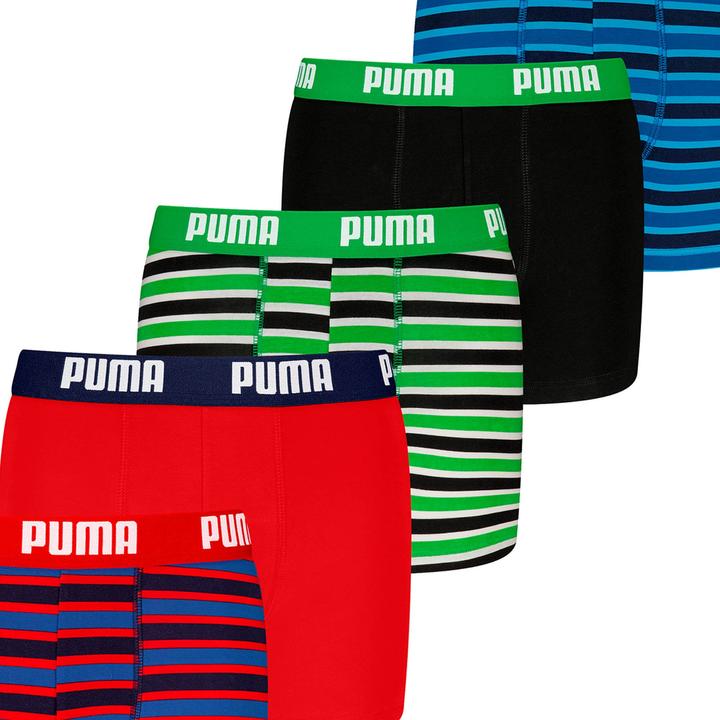 Produktbild Puma Everyday Striped Boxers ECOM 6P (146, 152, 6er Pack)