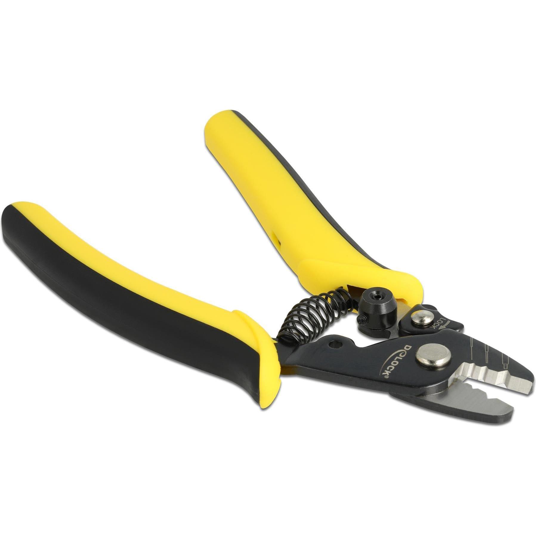 Delock, Zange, Glasfaser Abisolierzange für LWL Kabel (160 mm)