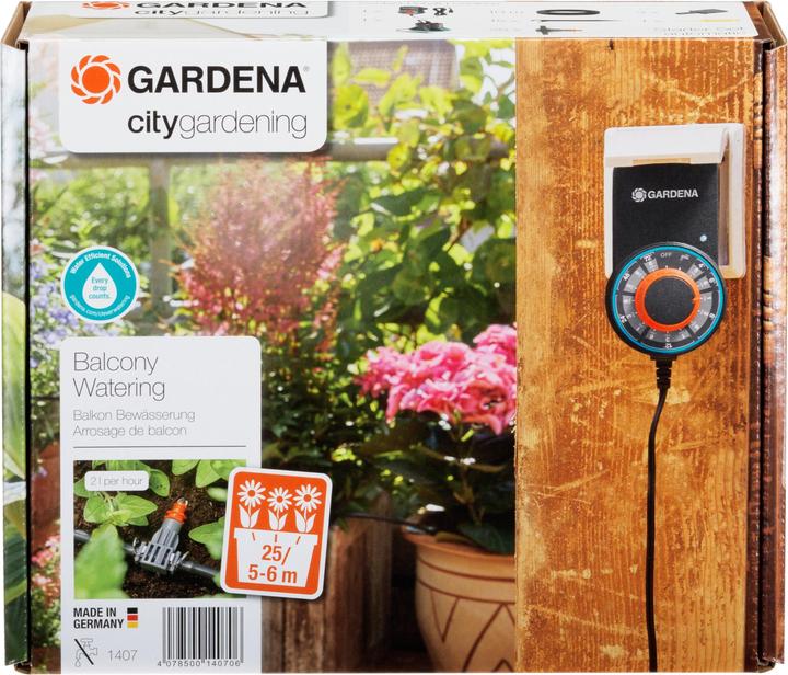 Produktbild Gardena city gardening Balkon Bewässerung (Tropfbewässerung Set)