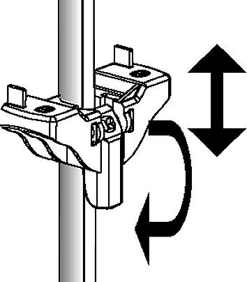 Actual product image Kesseböhmer Revo swivel shelf support (1 pcs.)