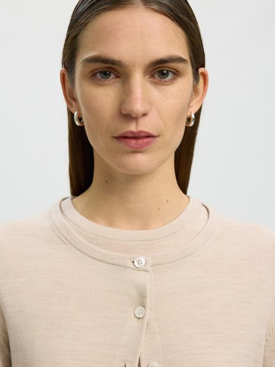 Produktbild Selected Slfthea Ls Knit Merino Cardigan Noos (M)