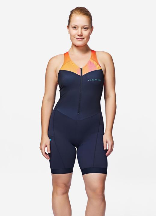 Produktbild Van rysel Women'S Short-Distance Triathlon Trisuit - Navy/Orange (M)