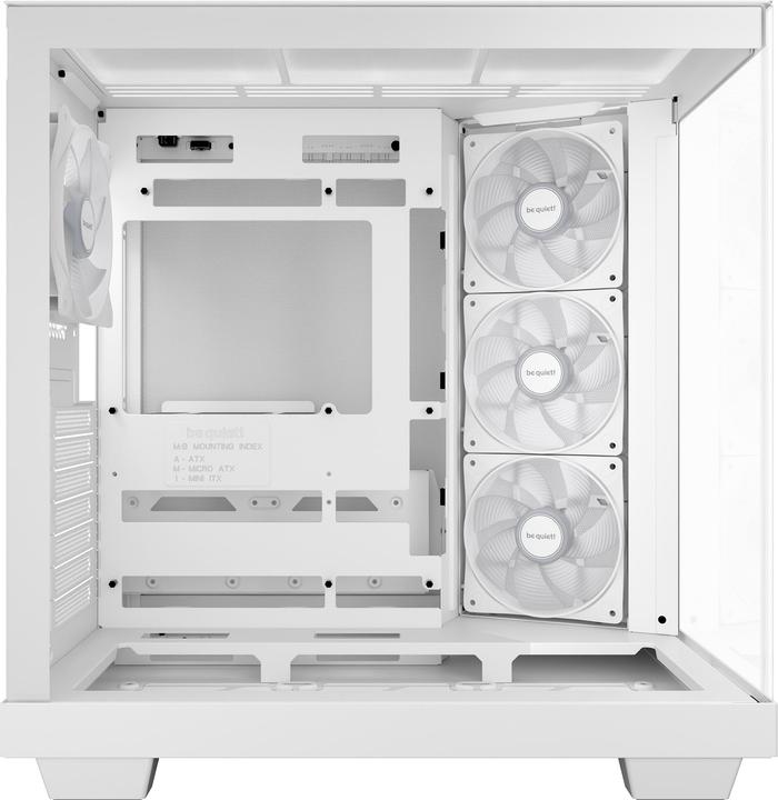 Immagine prodotto be quiet! Light Base 500 LX Weiss Midi Tower Gaming Gehäuse mit Seitenfenster (mATX, Mini-ITX, ATX)