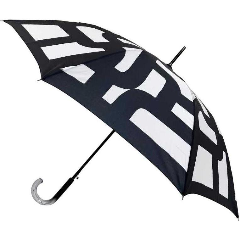 Smati, Ombrello, NOIR GRAPHIQUE langer Regenschirm, Nero