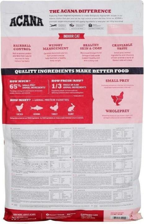 Produktbild Acana CAT Highest Protein Indoor 4,5 kg (4500 g)