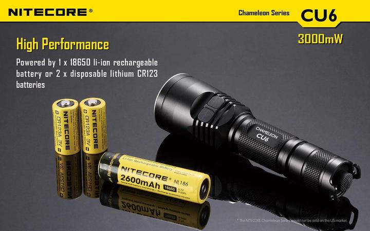 Image du produit Nitecore Chameleon CU6 avec LED UV (14.30 cm, 440 lm)