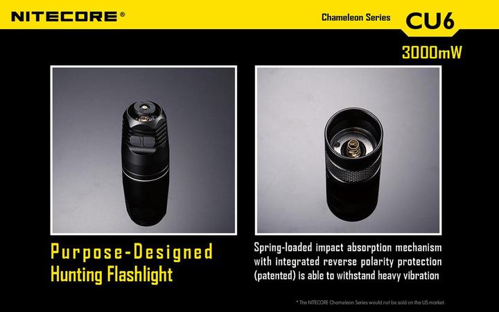 Image du produit Nitecore Chameleon CU6 avec LED UV (14.30 cm, 440 lm)