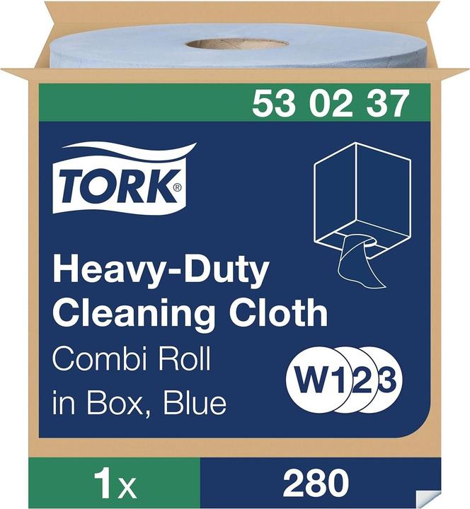 Actual product image Tork HD Cleaning Cloth Blue 1x106 (1 x)