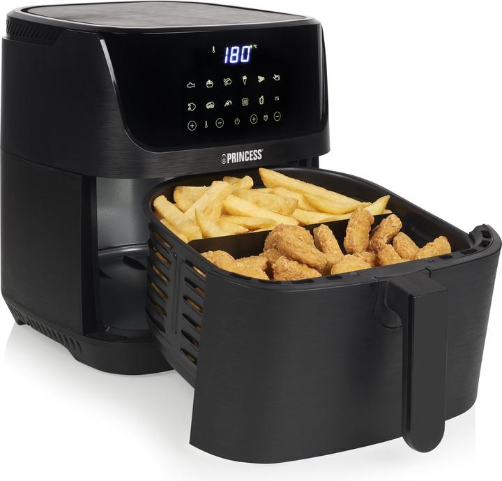 Immagine prodotto Princess Friggitrice digitale ad aria calda da 6,5 l con parete divisoria