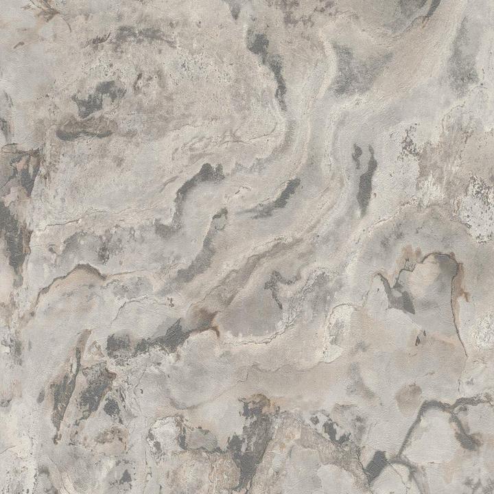 Actual product image Rasch WALLPAPER 514643 GRAY MARBLE