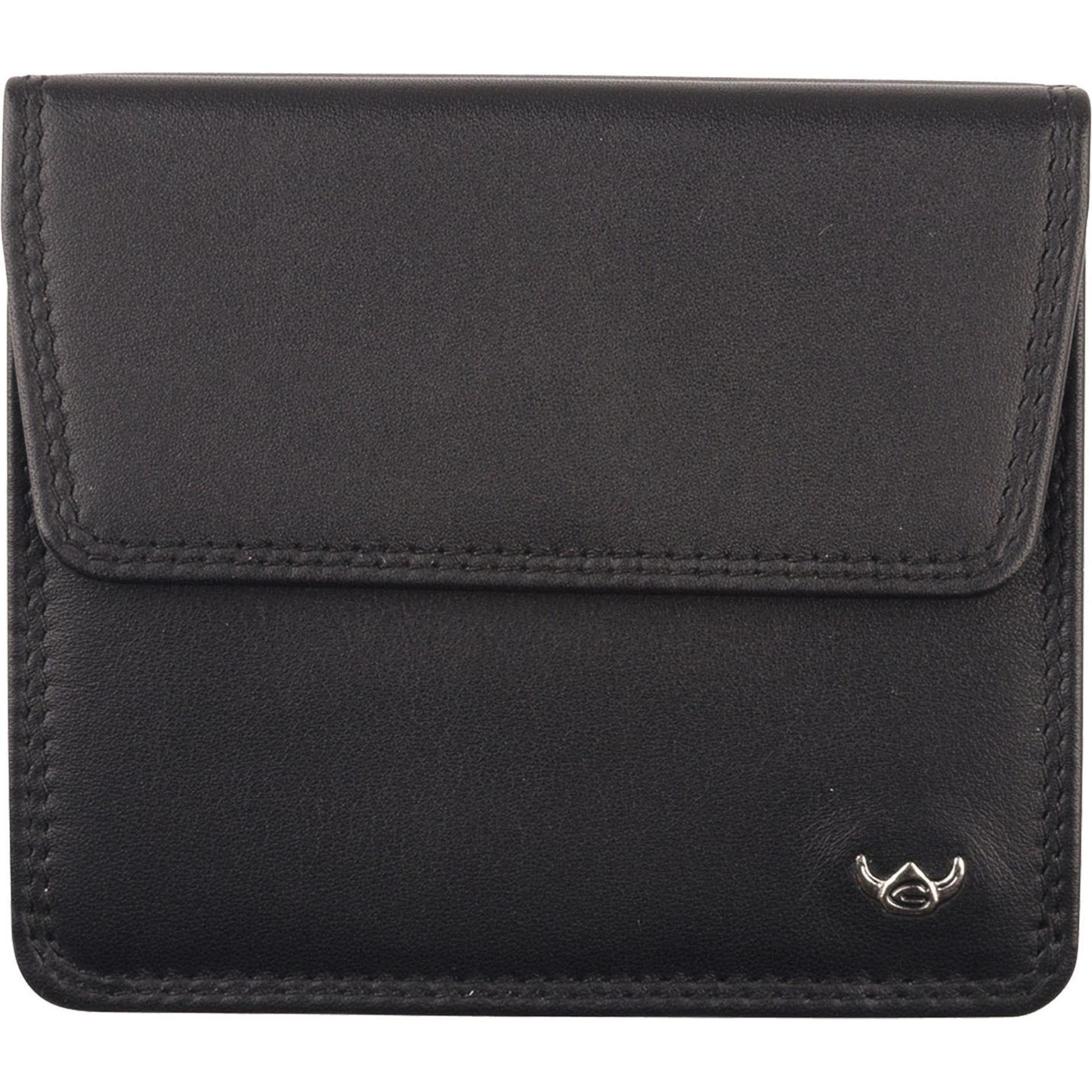 Golden Head, Herren, Portemonnaie, Polo Geldbörse RFID Leder 10,5 cm, Schwarz