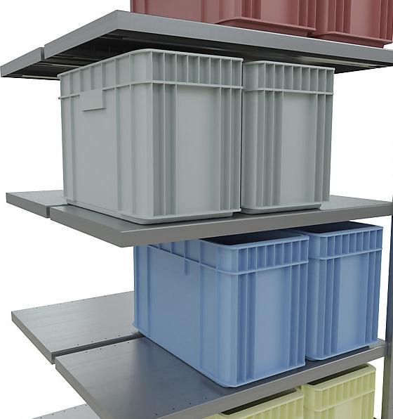 Actual product image eurokraft pro Boltless shelving, double row