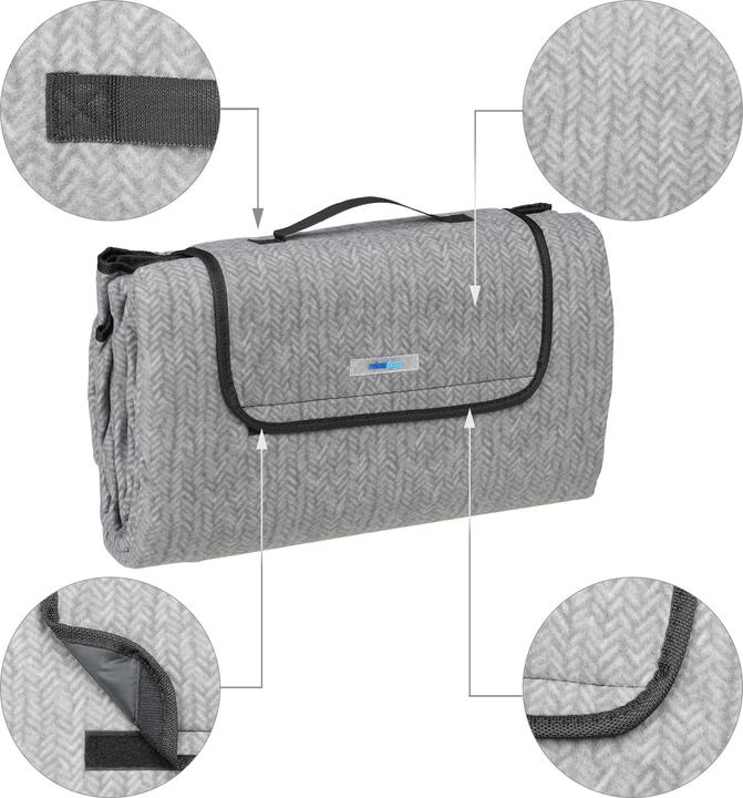 Actual product image Relaxdays Picnic blanket