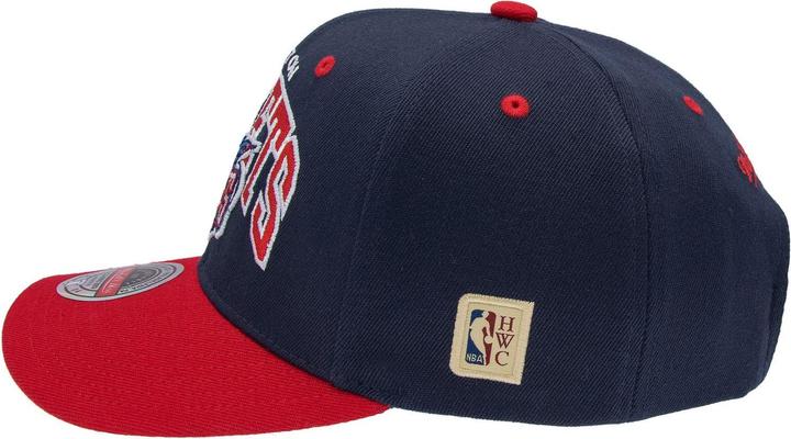 Produktbild Mitchell & Ness M&N Stretch Snapback Classic Red Cap - Houston Rockets (One Size)