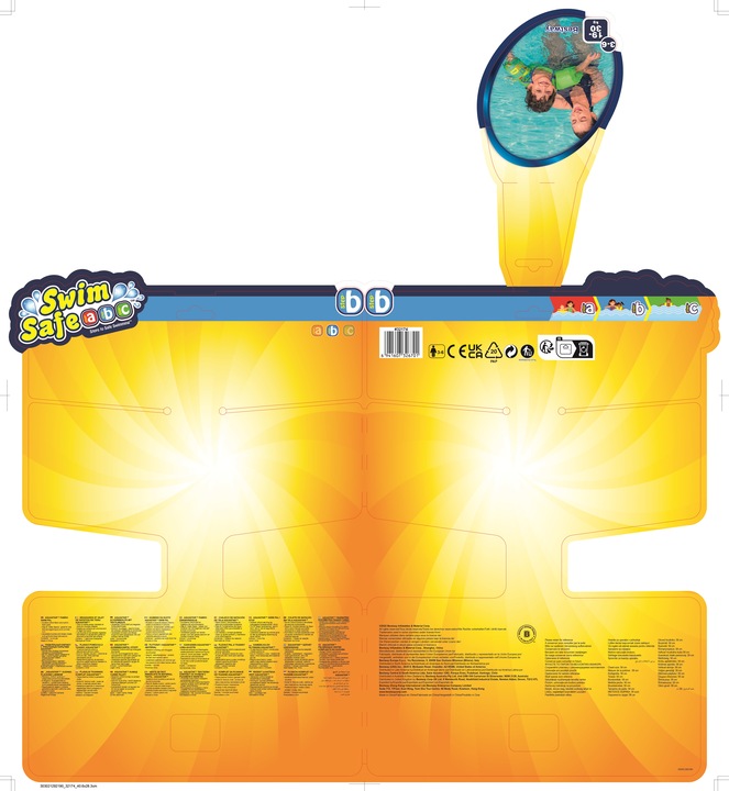 Actual product image Bestway Swim Safe ABC Swin Pal 19-30 kgr, Grøn