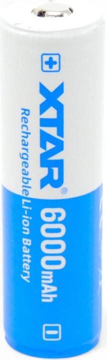Actual product image Xtar Li-ion battery with protection electronics (1 pcs., 21700, 6000 mAh)
