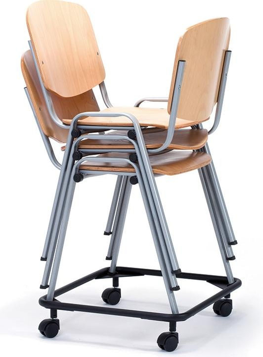 Productafbeelding Rocada 4 bezoekersstoelen 974VE beukenhout