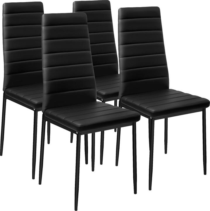 tectake 4x Esszimmerstuhl