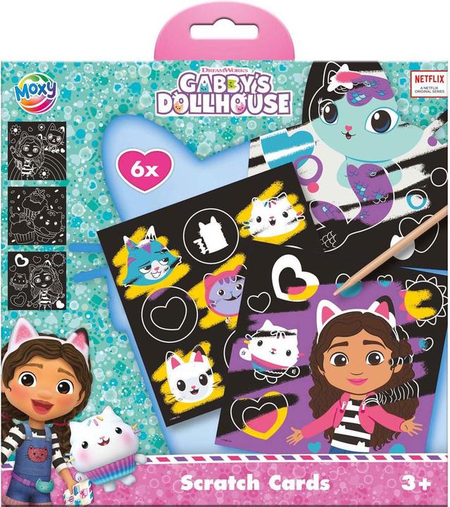 Image du produit Grafix Cartes à gratter de la maison de poupées de Gabby avec stylo