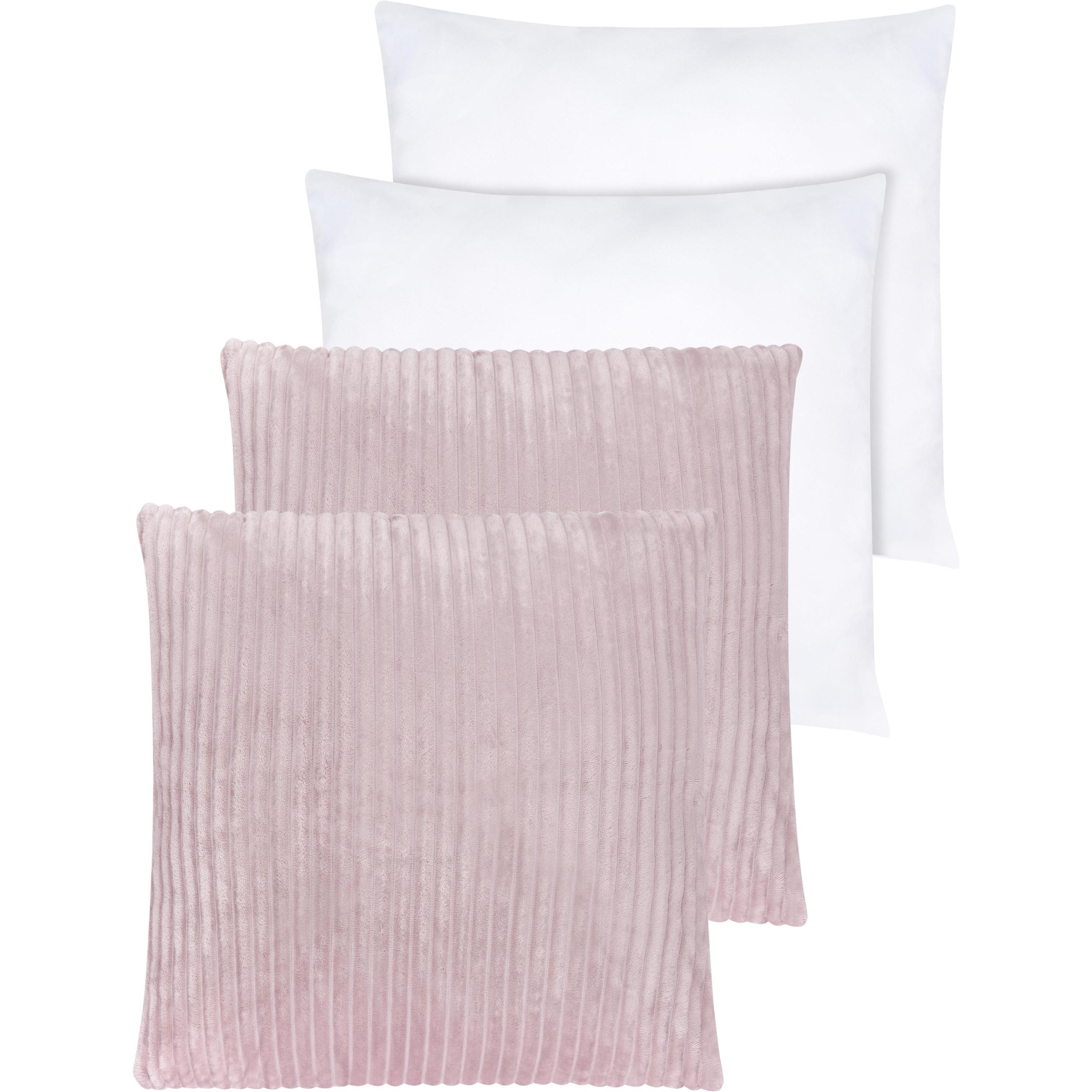 Aspero, Dekokissen, 2 x Couchkissen 45x45 cm mit Füllung - 9057 (45 x 45 cm)