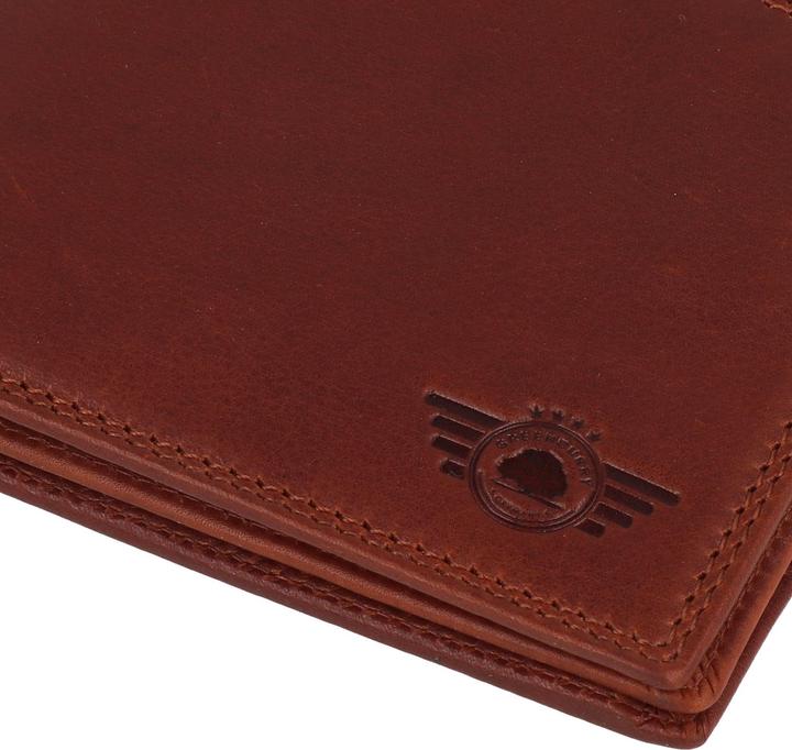 Produktbild Greenburry Vintage Geldbörse RFID Schutz Leder 12 cm