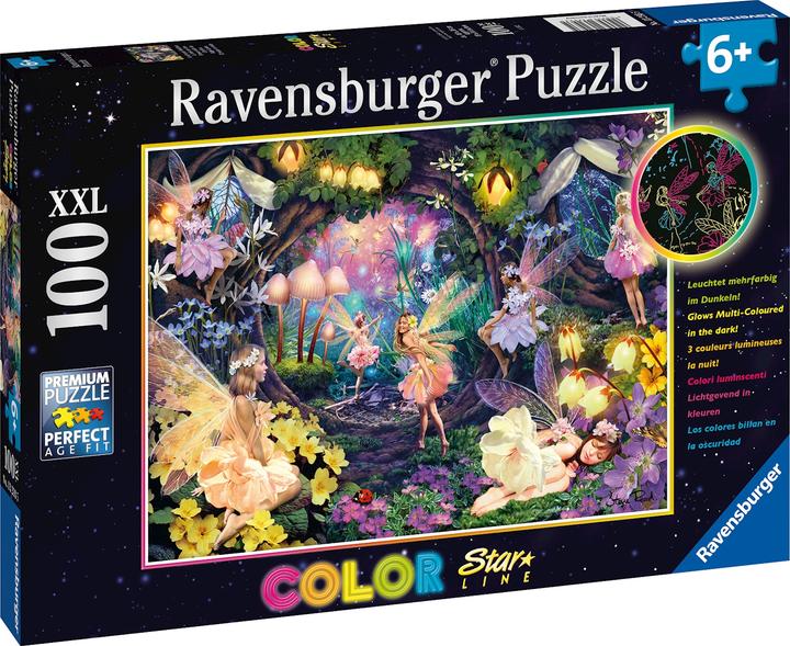 Produktbild Ravensburger Leuchtende Waldfeen (100 Teile)