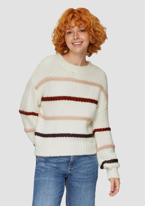 Immagine prodotto S.Oliver Strickpullover Flauschiger Pullover mit überschnittenen Schultern (XL)