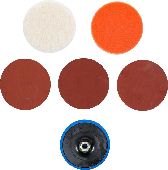 Actual product image BGS Grinding and polishing disc set (400-600-800)
