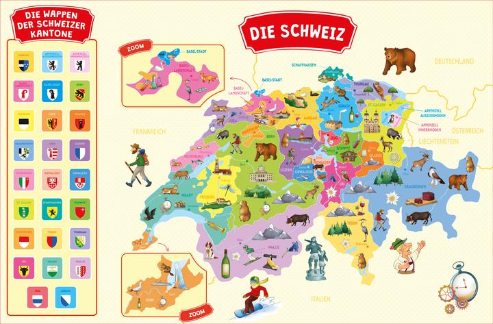 Actual product image Meine Magnet-Box: Die Landkarte der Schweiz