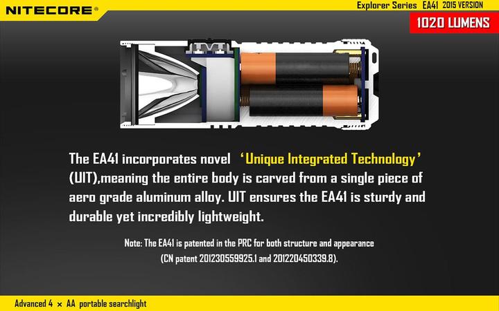 Produktbild Nitecore Ea41 (11.70 cm, 1020 lm)