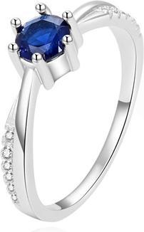 Actual product image Beneto Beautiful silver ring with zircons AGG305L - Circuit: 52 mm (L) (52)