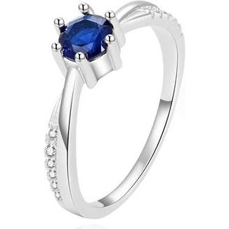 Beneto, Ring, Beautiful silver ring with zircons AGG305L - Circuit: 52 mm (L), (52)