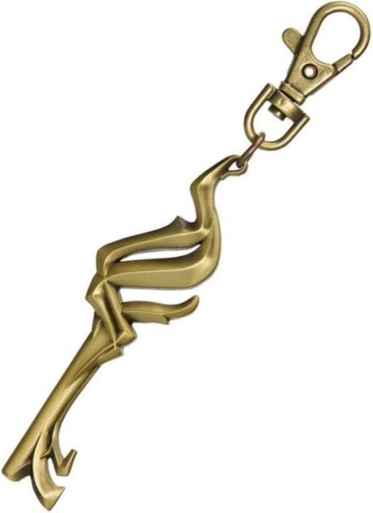 Actual product image Noble Collection Harry Potter Metal Keychain Hogwarts Legacy Portkey 14 cm