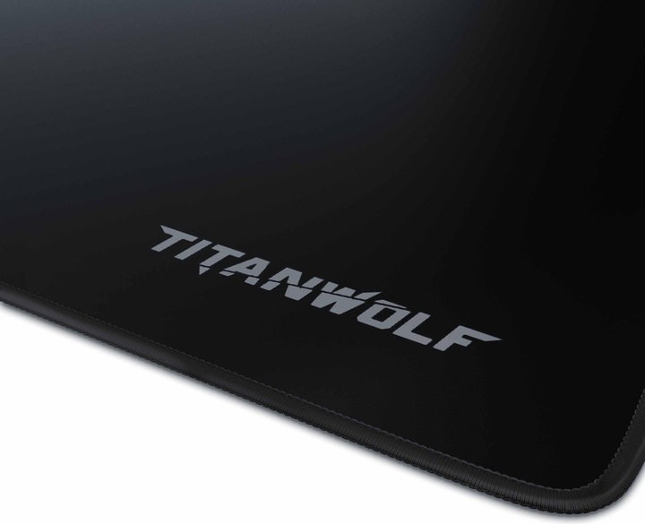 Actual product image Titanwolf Gaming mouse pad, XXXL Speed mouse mat 1200 x 600 mm, speed & precision, Alpha lettering (3XL)