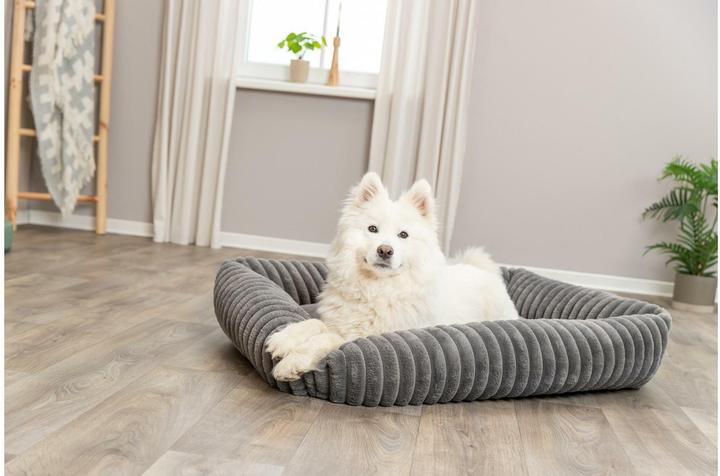 Actual product image Trixie Dog bed Lonni Grey, 80 cm x 60 cm