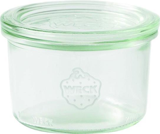 Weck Einkochgläser 200ml 12 Stk Rundrand Sturzform Einweckgläser Dessertgläser (12 Stk., 0.20 l)